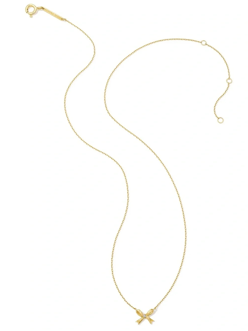 Kendra Scott Tiny Bow Pendant Necklace